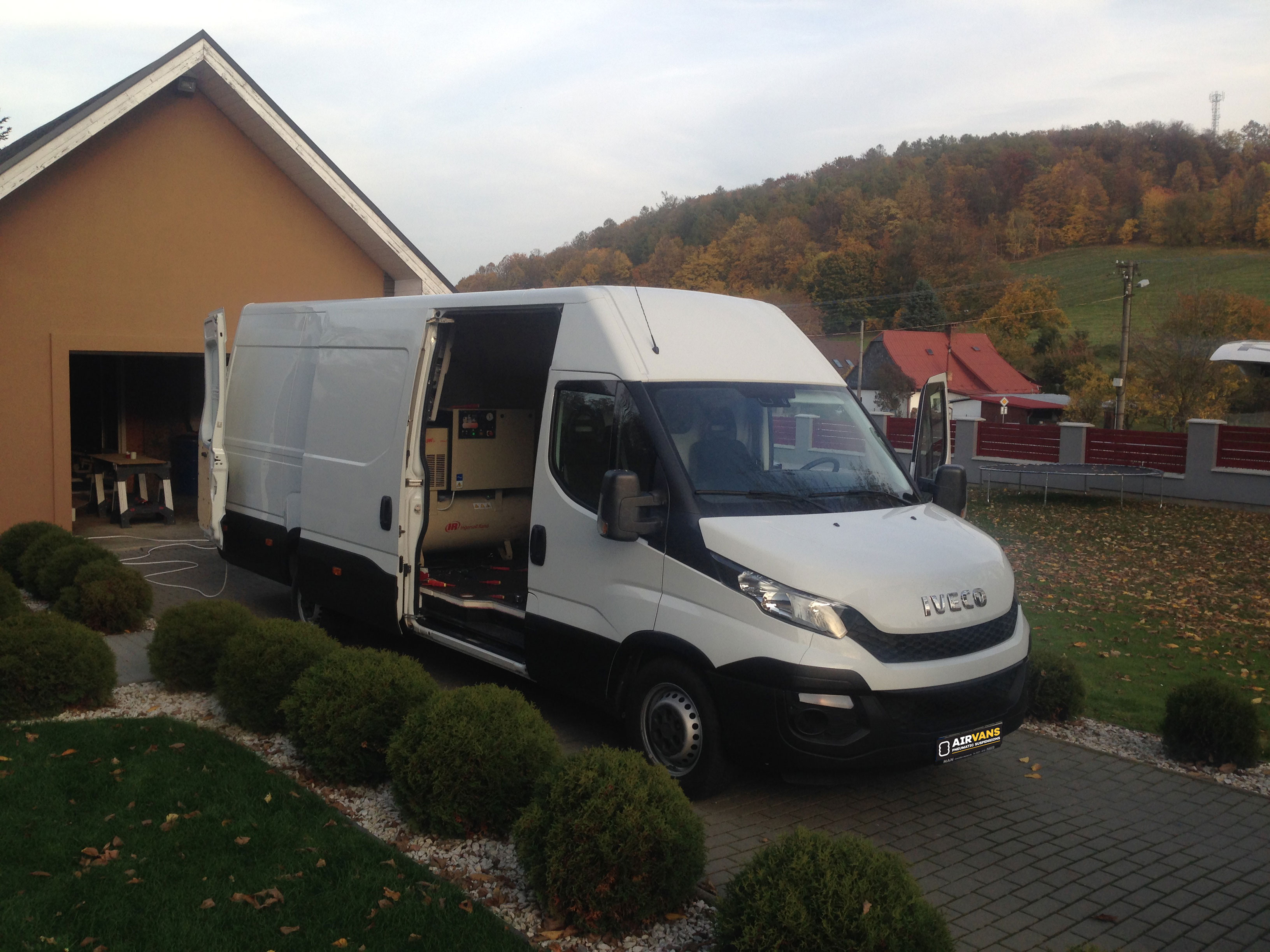 Montáž vzduchového pérování na Iveco Daily 2015