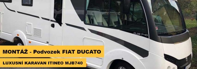 Montáž - Luxusní karavan ITINEO MJB740 2018 na podvozku FIAT DUCATO